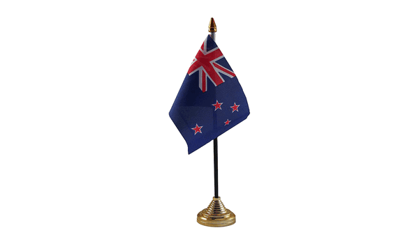New Zealand Table Flags